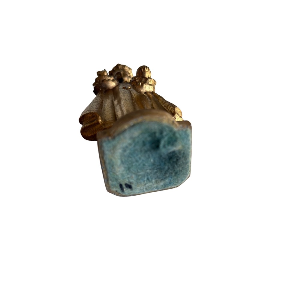 Statue Gold Infant Jesus of Prague Religious Figurine‎ Crowned Child - Picture 4 of 4